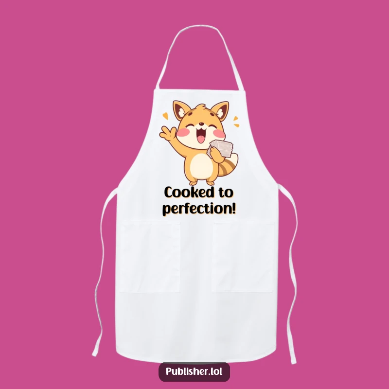 Funny Playful Animal Cheering Apron - Chef's Funny Gift for Winner Meals