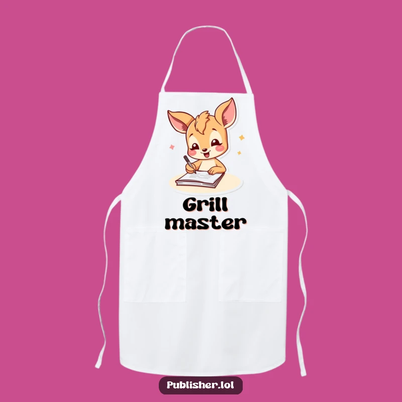 Funny Fawn Signing Document Apron: Cook and Celebrate with Joyful Flair