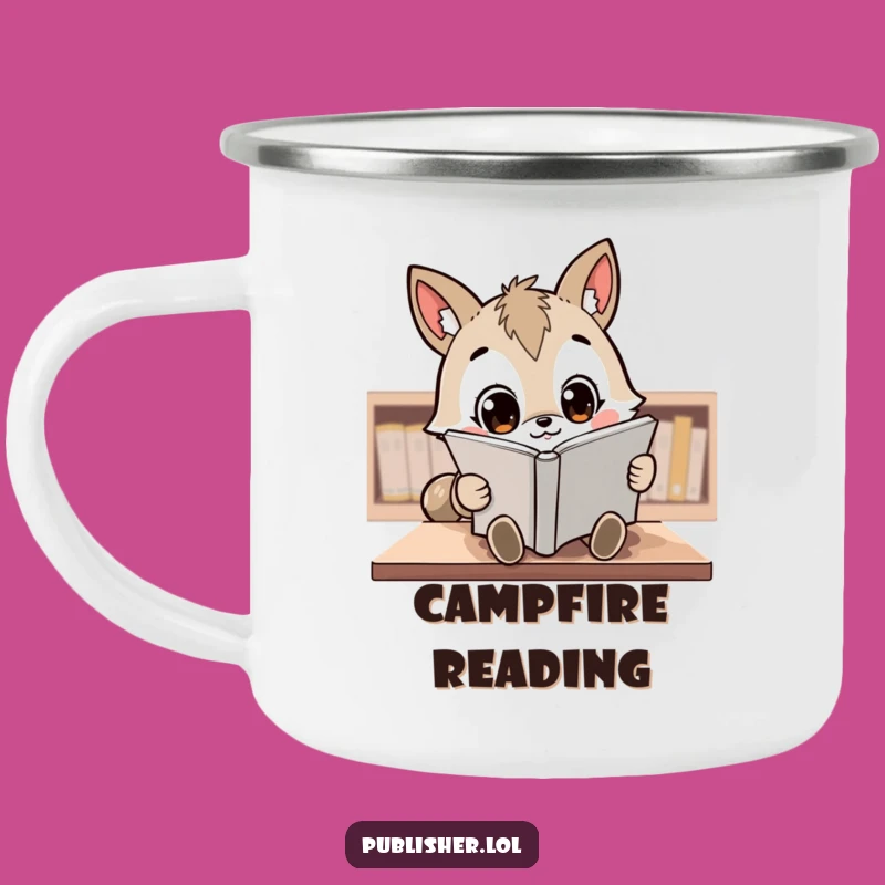 Funny Reviewing Animal Camping Mug: Adventure Ready with a Hilarious Character, Unique Funny Gift!