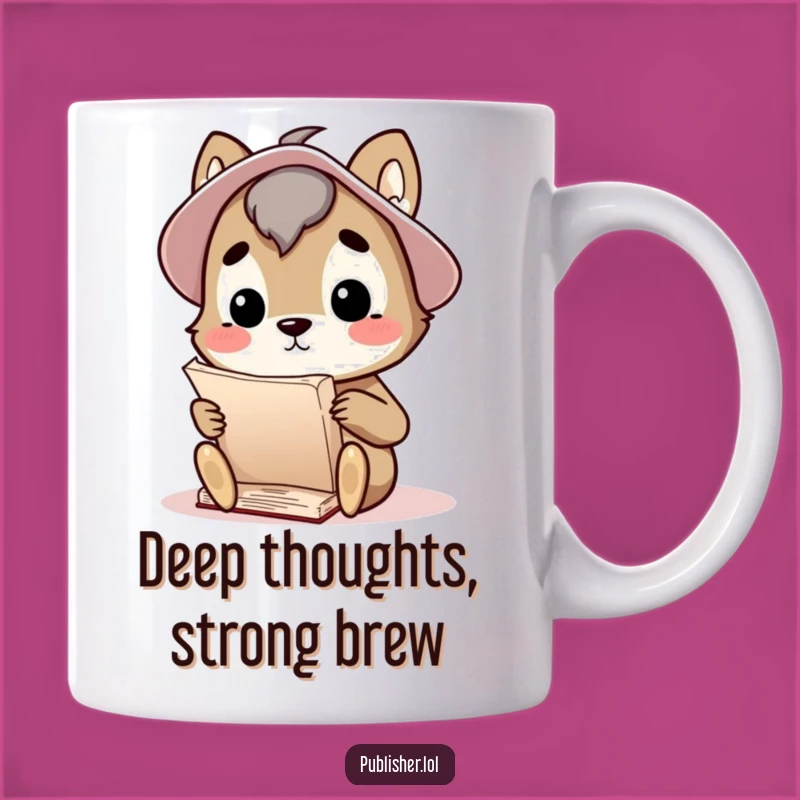 Funny Scholar Animal Mug: A Hilarious Gift for the Thinker