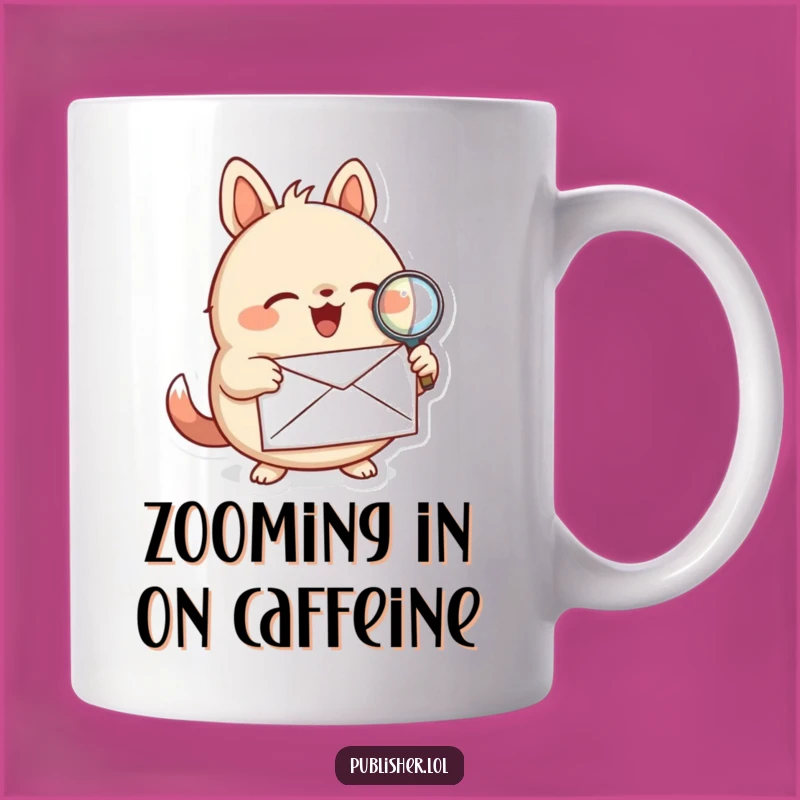 Funny Detective Animal Mug: A Hilarious Gift for the Curious Investigator