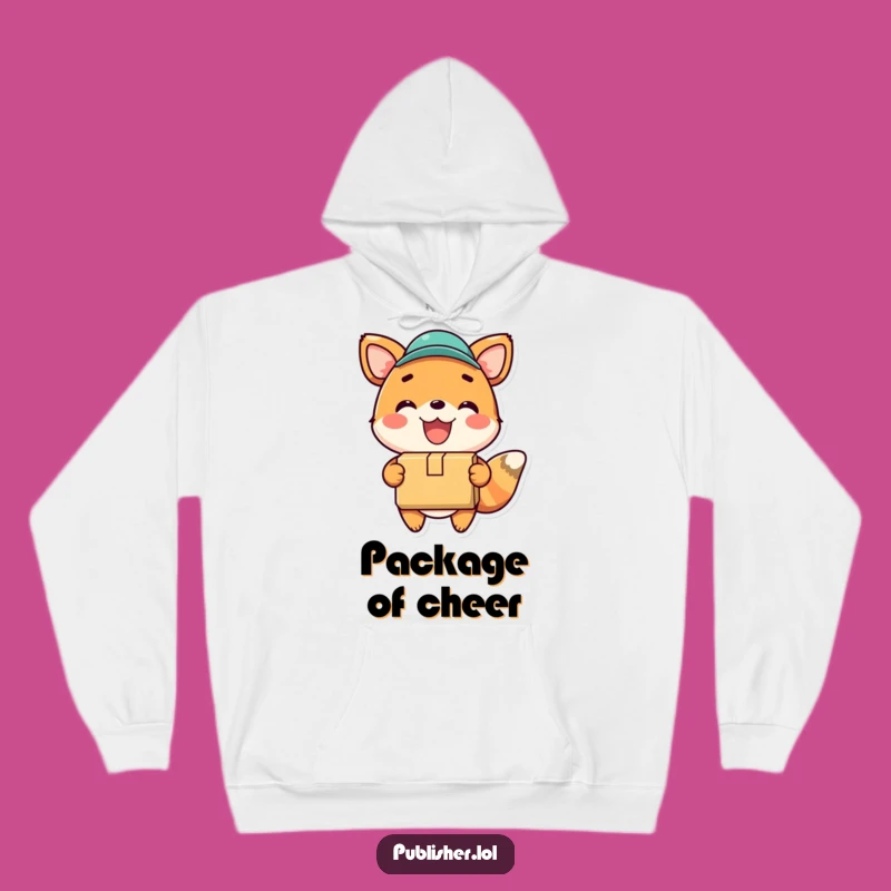 Cozy Funny Delivery Pal Hoodie - Warmth and Smiles Delivered!