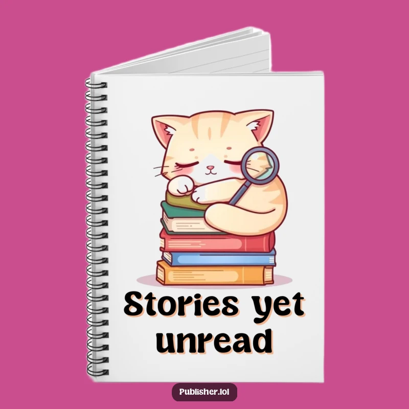 Funny Sleepy Cat Detective Notebook: Jot Down Clues & Cozy Thoughts!