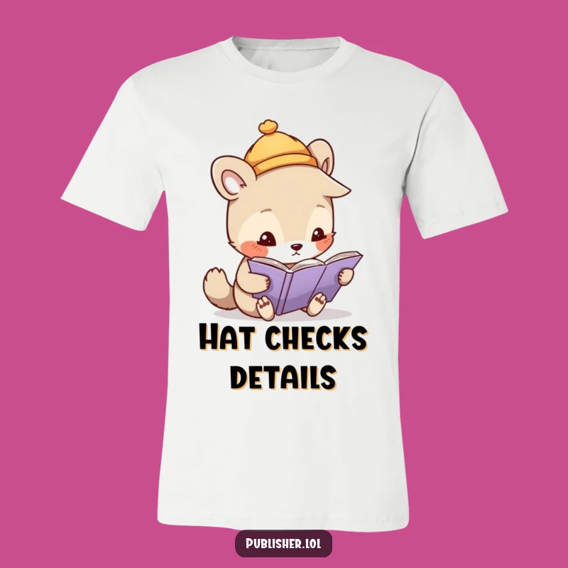 Funny Whimsical Animal Hat T-Shirt - Inspect Life Hilariously