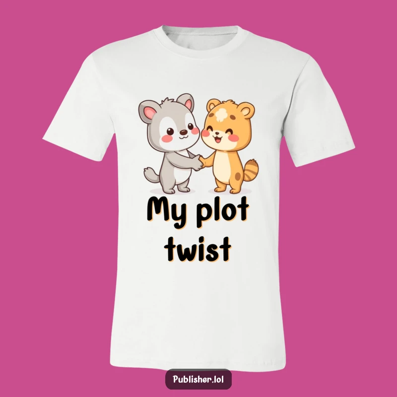 Funny Literary Handshake T-Shirt: Author Collaboration Tee, Ideal Gift